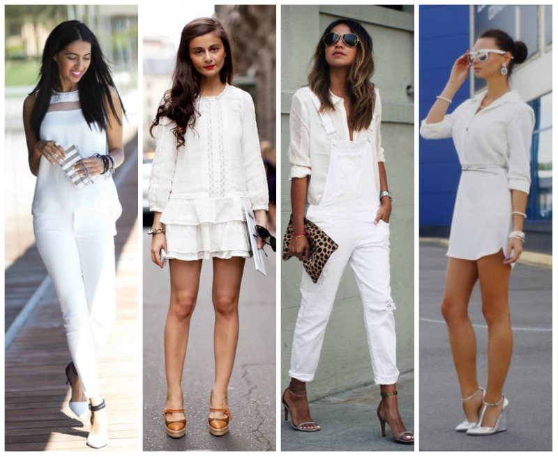 -total white look